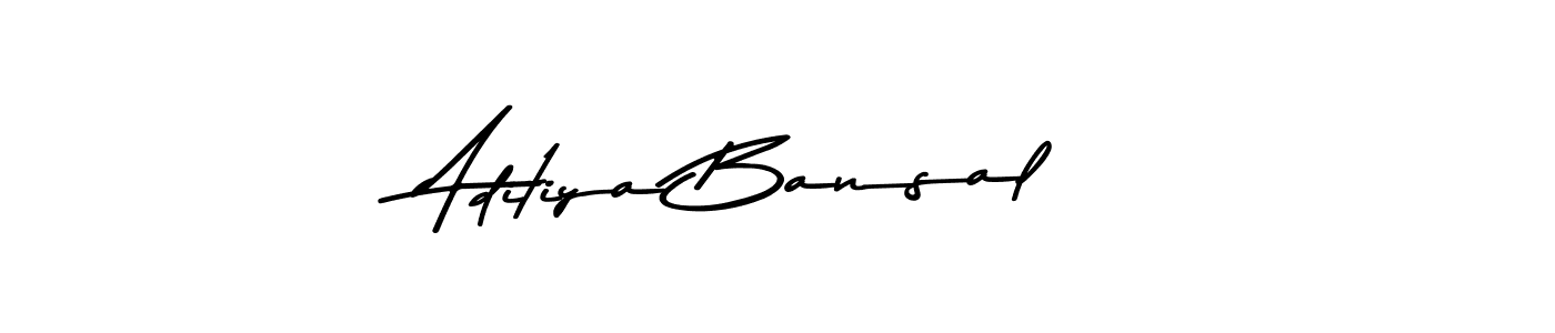 Create a beautiful signature design for name Aditiya Bansal. With this signature (Asem Kandis PERSONAL USE) fonts, you can make a handwritten signature for free. Aditiya Bansal signature style 9 images and pictures png