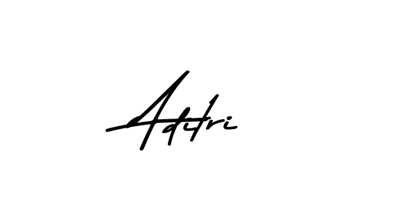Make a beautiful signature design for name Aditri. With this signature (Asem Kandis PERSONAL USE) style, you can create a handwritten signature for free. Aditri signature style 9 images and pictures png