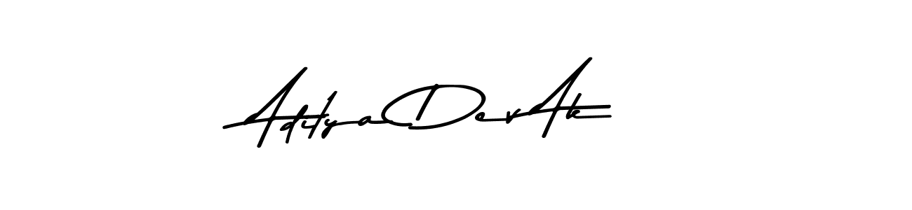 Make a beautiful signature design for name Aditya Dev Ak. With this signature (Asem Kandis PERSONAL USE) style, you can create a handwritten signature for free. Aditya Dev Ak signature style 9 images and pictures png