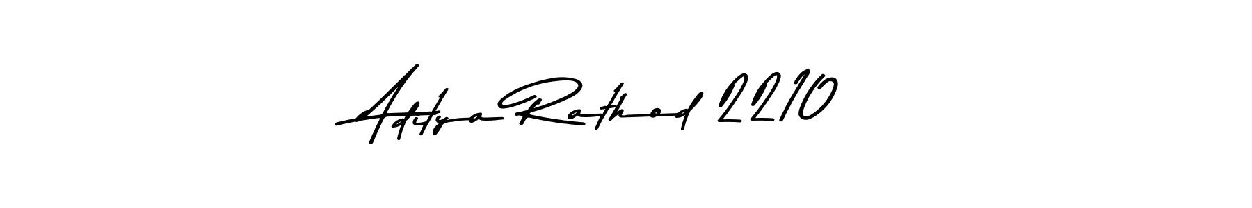 Make a beautiful signature design for name Aditya Rathod 2210. With this signature (Asem Kandis PERSONAL USE) style, you can create a handwritten signature for free. Aditya Rathod 2210 signature style 9 images and pictures png