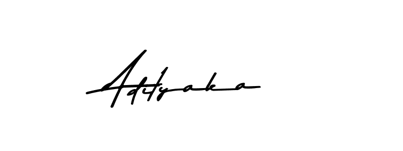 Create a beautiful signature design for name Adityaka. With this signature (Asem Kandis PERSONAL USE) fonts, you can make a handwritten signature for free. Adityaka signature style 9 images and pictures png