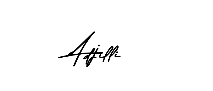 Similarly Asem Kandis PERSONAL USE is the best handwritten signature design. Signature creator online .You can use it as an online autograph creator for name Adjilli. Adjilli signature style 9 images and pictures png