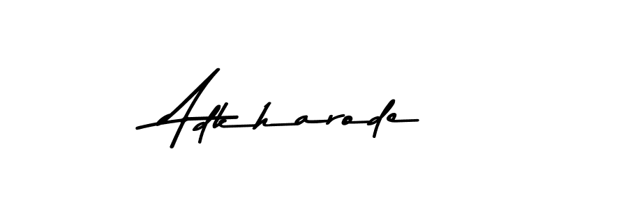 The best way (Asem Kandis PERSONAL USE) to make a short signature is to pick only two or three words in your name. The name Adkharode include a total of six letters. For converting this name. Adkharode signature style 9 images and pictures png