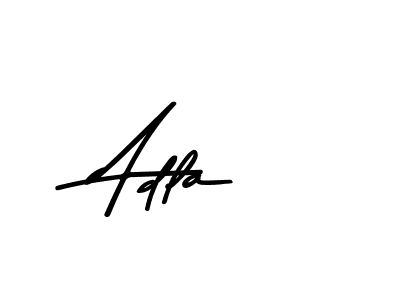 You should practise on your own different ways (Asem Kandis PERSONAL USE) to write your name (Adla) in signature. don't let someone else do it for you. Adla signature style 9 images and pictures png