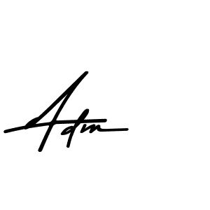 Adm stylish signature style. Best Handwritten Sign (Asem Kandis PERSONAL USE) for my name. Handwritten Signature Collection Ideas for my name Adm. Adm signature style 9 images and pictures png