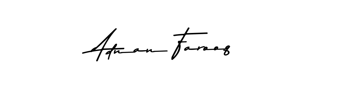 Design your own signature with our free online signature maker. With this signature software, you can create a handwritten (Asem Kandis PERSONAL USE) signature for name Adnan Farooq. Adnan Farooq signature style 9 images and pictures png