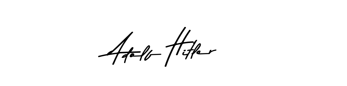 How to make Adolf Hitler name signature. Use Asem Kandis PERSONAL USE style for creating short signs online. This is the latest handwritten sign. Adolf Hitler signature style 9 images and pictures png