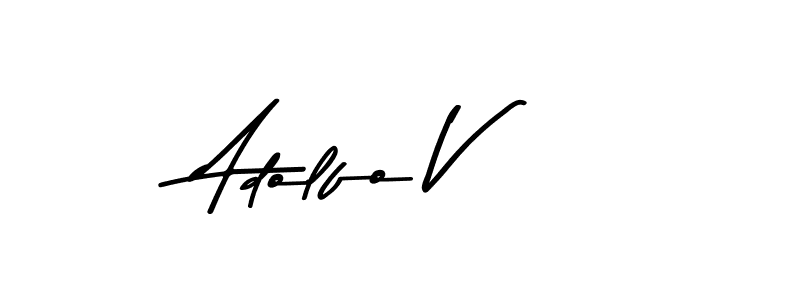 Create a beautiful signature design for name Adolfo V. With this signature (Asem Kandis PERSONAL USE) fonts, you can make a handwritten signature for free. Adolfo V signature style 9 images and pictures png