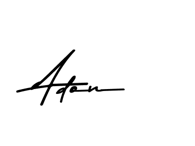 Asem Kandis PERSONAL USE is a professional signature style that is perfect for those who want to add a touch of class to their signature. It is also a great choice for those who want to make their signature more unique. Get Adon name to fancy signature for free. Adon signature style 9 images and pictures png