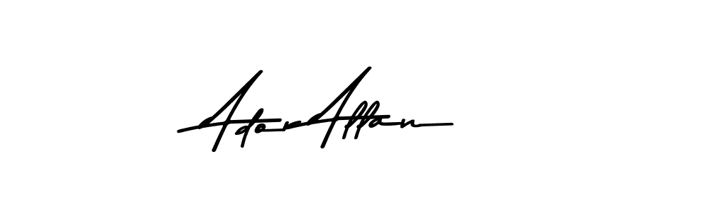 Similarly Asem Kandis PERSONAL USE is the best handwritten signature design. Signature creator online .You can use it as an online autograph creator for name Ador Allan. Ador Allan signature style 9 images and pictures png