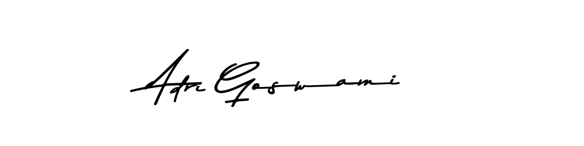 Make a beautiful signature design for name Adri Goswami. With this signature (Asem Kandis PERSONAL USE) style, you can create a handwritten signature for free. Adri Goswami signature style 9 images and pictures png