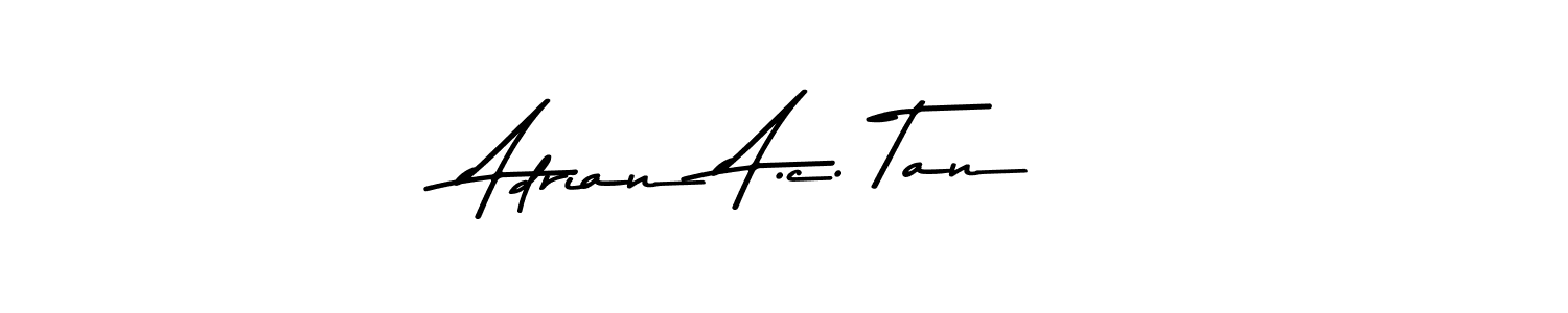 Adrian A.c. Tan stylish signature style. Best Handwritten Sign (Asem Kandis PERSONAL USE) for my name. Handwritten Signature Collection Ideas for my name Adrian A.c. Tan. Adrian A.c. Tan signature style 9 images and pictures png