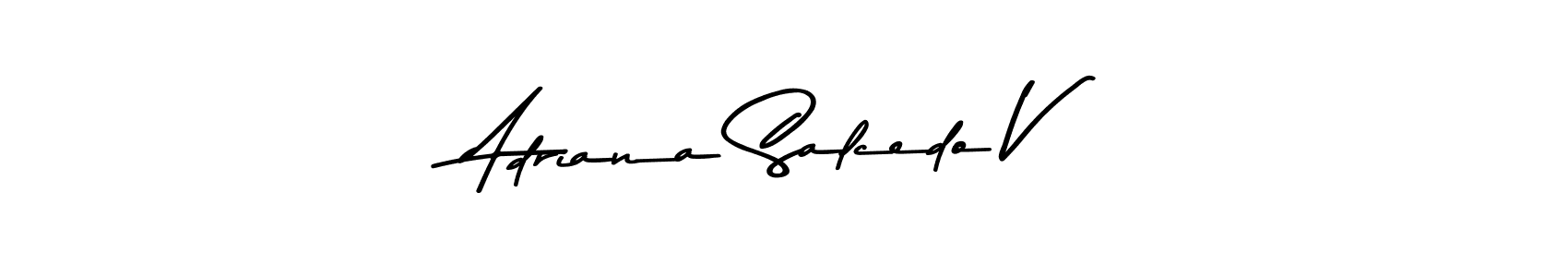 if you are searching for the best signature style for your name Adriana Salcedo V. so please give up your signature search. here we have designed multiple signature styles  using Asem Kandis PERSONAL USE. Adriana Salcedo V signature style 9 images and pictures png