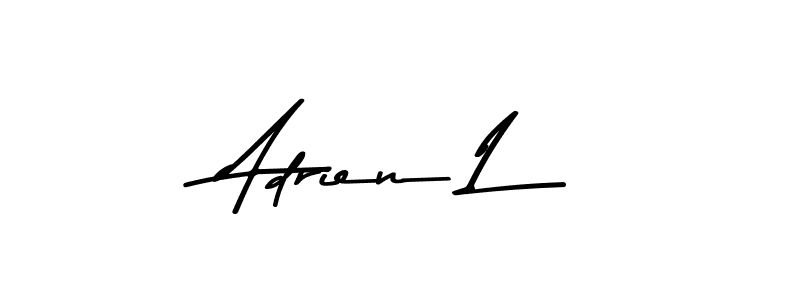 Create a beautiful signature design for name Adrien L. With this signature (Asem Kandis PERSONAL USE) fonts, you can make a handwritten signature for free. Adrien L signature style 9 images and pictures png