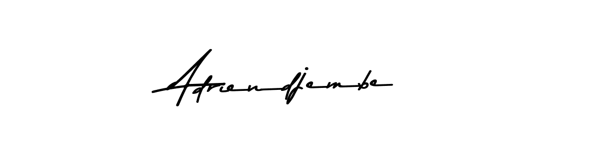 The best way (Asem Kandis PERSONAL USE) to make a short signature is to pick only two or three words in your name. The name Adriendjembe include a total of six letters. For converting this name. Adriendjembe signature style 9 images and pictures png