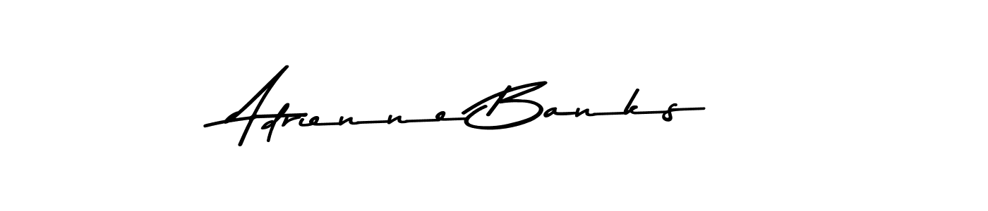 Design your own signature with our free online signature maker. With this signature software, you can create a handwritten (Asem Kandis PERSONAL USE) signature for name Adrienne Banks. Adrienne Banks signature style 9 images and pictures png