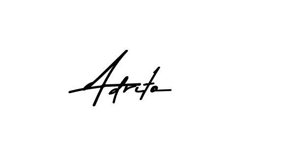 Adrito stylish signature style. Best Handwritten Sign (Asem Kandis PERSONAL USE) for my name. Handwritten Signature Collection Ideas for my name Adrito. Adrito signature style 9 images and pictures png