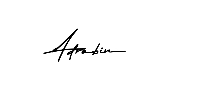 Adrobin stylish signature style. Best Handwritten Sign (Asem Kandis PERSONAL USE) for my name. Handwritten Signature Collection Ideas for my name Adrobin. Adrobin signature style 9 images and pictures png