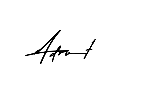 You can use this online signature creator to create a handwritten signature for the name Adrut. This is the best online autograph maker. Adrut signature style 9 images and pictures png