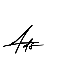 Design your own signature with our free online signature maker. With this signature software, you can create a handwritten (Asem Kandis PERSONAL USE) signature for name Ads. Ads signature style 9 images and pictures png