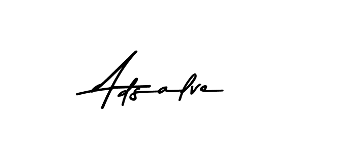 Also we have Adsalve name is the best signature style. Create professional handwritten signature collection using Asem Kandis PERSONAL USE autograph style. Adsalve signature style 9 images and pictures png