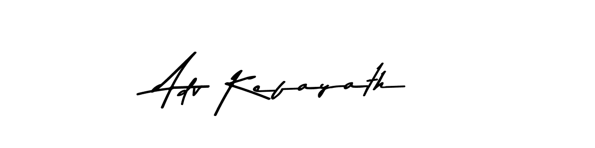 Design your own signature with our free online signature maker. With this signature software, you can create a handwritten (Asem Kandis PERSONAL USE) signature for name Adv Kefayath. Adv Kefayath signature style 9 images and pictures png