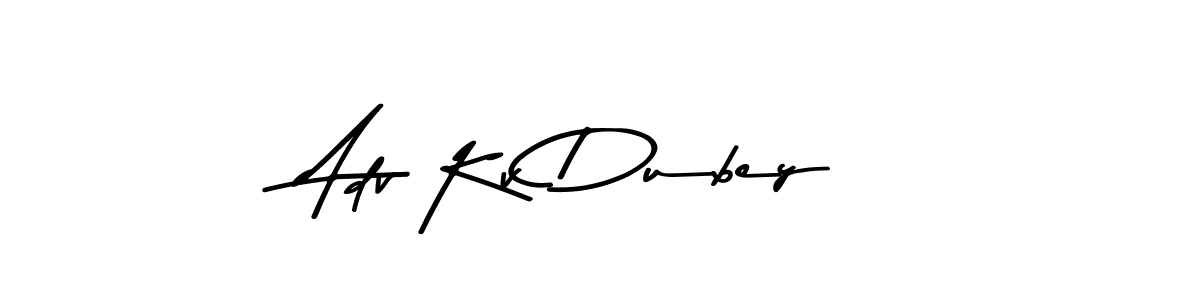 Also we have Adv Kv Dubey name is the best signature style. Create professional handwritten signature collection using Asem Kandis PERSONAL USE autograph style. Adv Kv Dubey signature style 9 images and pictures png