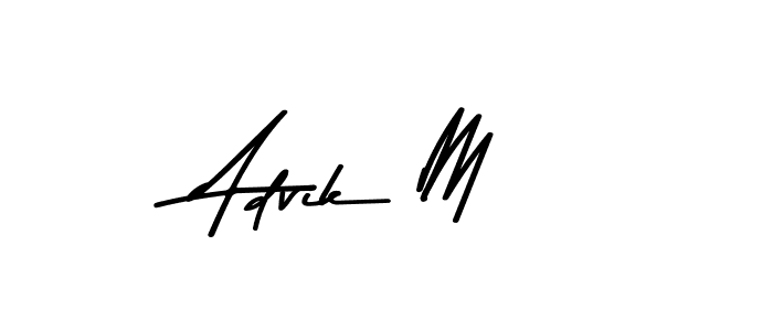 Best and Professional Signature Style for Advik M. Asem Kandis PERSONAL USE Best Signature Style Collection. Advik M signature style 9 images and pictures png