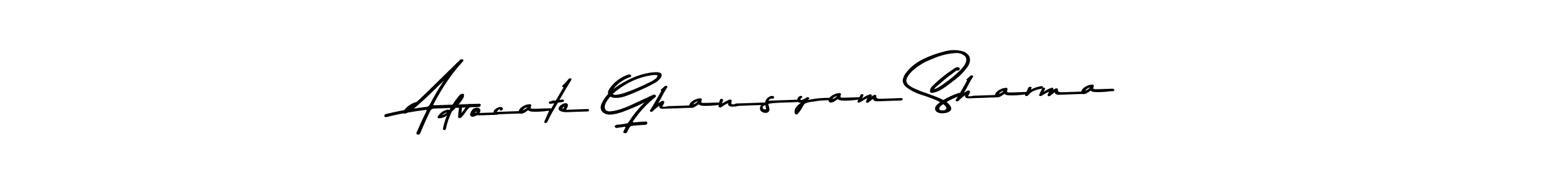 You can use this online signature creator to create a handwritten signature for the name Advocate Ghansyam Sharma. This is the best online autograph maker. Advocate Ghansyam Sharma signature style 9 images and pictures png