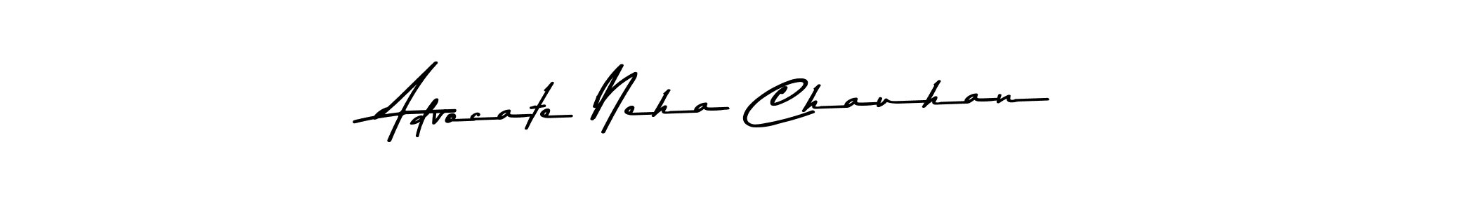 Use a signature maker to create a handwritten signature online. With this signature software, you can design (Asem Kandis PERSONAL USE) your own signature for name Advocate Neha Chauhan. Advocate Neha Chauhan signature style 9 images and pictures png