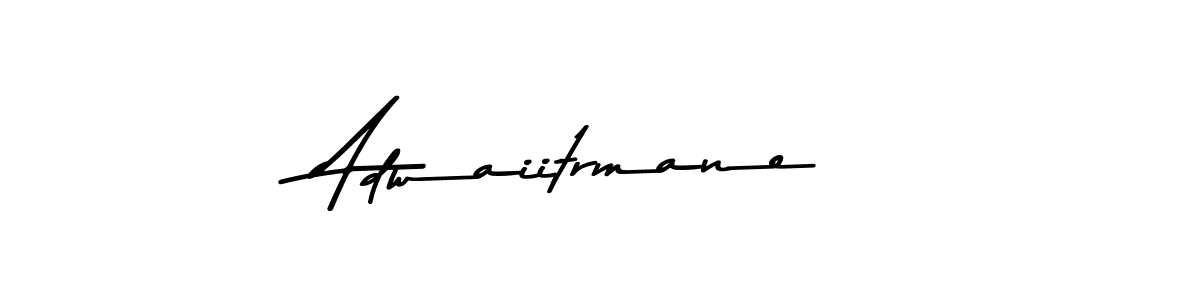 This is the best signature style for the Adwaiitrmane name. Also you like these signature font (Asem Kandis PERSONAL USE). Mix name signature. Adwaiitrmane signature style 9 images and pictures png