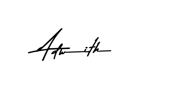 Create a beautiful signature design for name Adwith. With this signature (Asem Kandis PERSONAL USE) fonts, you can make a handwritten signature for free. Adwith signature style 9 images and pictures png