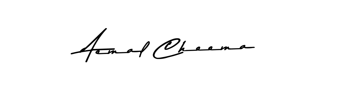 Design your own signature with our free online signature maker. With this signature software, you can create a handwritten (Asem Kandis PERSONAL USE) signature for name Aemal Cheema. Aemal Cheema signature style 9 images and pictures png