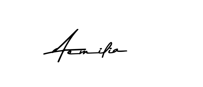 Design your own signature with our free online signature maker. With this signature software, you can create a handwritten (Asem Kandis PERSONAL USE) signature for name Aemilia. Aemilia signature style 9 images and pictures png