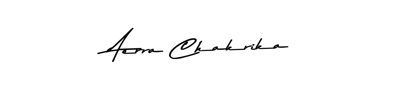 How to make Aerra Chakrika signature? Asem Kandis PERSONAL USE is a professional autograph style. Create handwritten signature for Aerra Chakrika name. Aerra Chakrika signature style 9 images and pictures png
