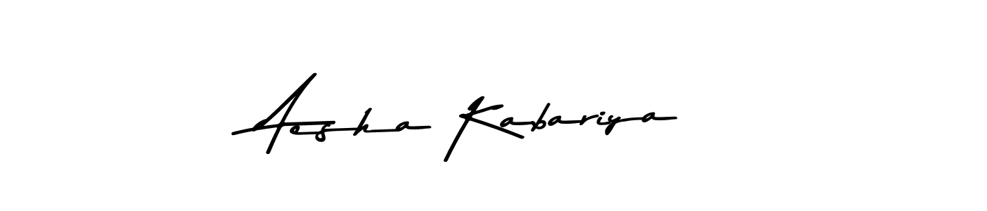 You should practise on your own different ways (Asem Kandis PERSONAL USE) to write your name (Aesha Kabariya) in signature. don't let someone else do it for you. Aesha Kabariya signature style 9 images and pictures png