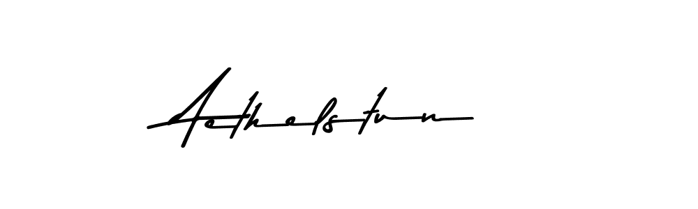 Make a beautiful signature design for name Aethelstun. With this signature (Asem Kandis PERSONAL USE) style, you can create a handwritten signature for free. Aethelstun signature style 9 images and pictures png