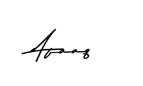 How to make Afaaq name signature. Use Asem Kandis PERSONAL USE style for creating short signs online. This is the latest handwritten sign. Afaaq signature style 9 images and pictures png