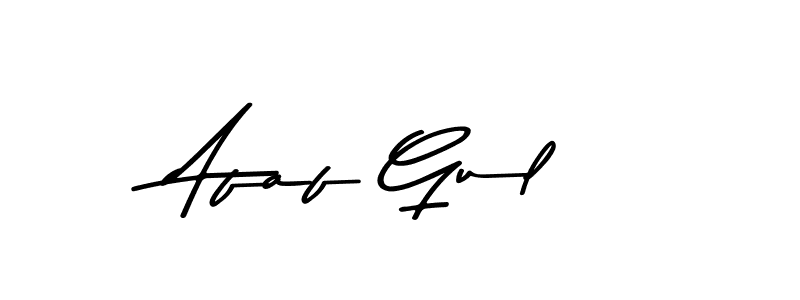 How to make Afaf Gul signature? Asem Kandis PERSONAL USE is a professional autograph style. Create handwritten signature for Afaf Gul name. Afaf Gul signature style 9 images and pictures png