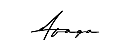 The Asem Kandis PERSONAL USE font gives name Afaga a signature that looks effortless yet distinguished. Download high-res PNG instantly. Afaga signature style 9 images and pictures png