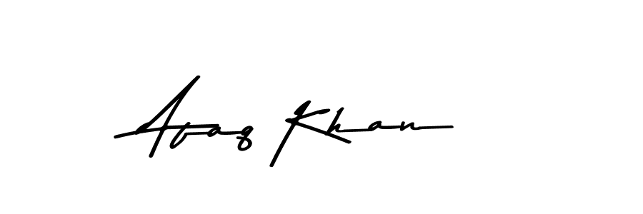 Create a beautiful signature design for name Afaq Khan. With this signature (Asem Kandis PERSONAL USE) fonts, you can make a handwritten signature for free. Afaq Khan signature style 9 images and pictures png