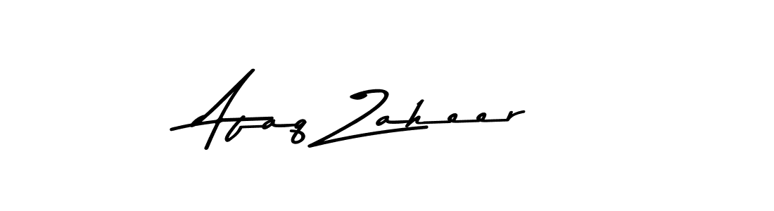 Also You can easily find your signature by using the search form. We will create Afaq Zaheer name handwritten signature images for you free of cost using Asem Kandis PERSONAL USE sign style. Afaq Zaheer signature style 9 images and pictures png