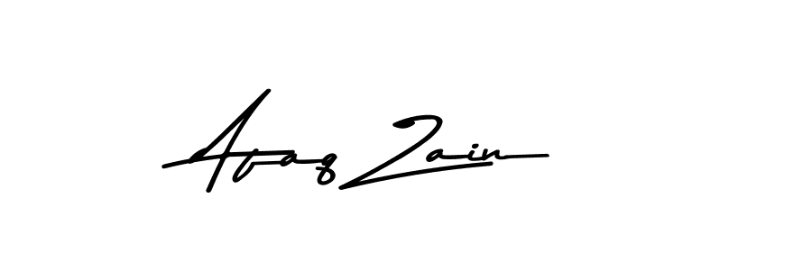 Design your own signature with our free online signature maker. With this signature software, you can create a handwritten (Asem Kandis PERSONAL USE) signature for name Afaq Zain. Afaq Zain signature style 9 images and pictures png