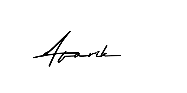 How to make Afarik name signature. Use Asem Kandis PERSONAL USE style for creating short signs online. This is the latest handwritten sign. Afarik signature style 9 images and pictures png