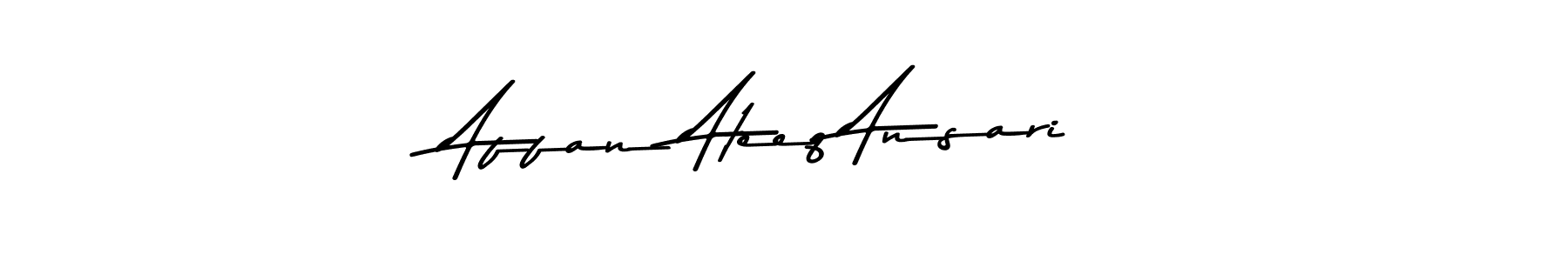 Make a beautiful signature design for name Affan Ateeq Ansari. Use this online signature maker to create a handwritten signature for free. Affan Ateeq Ansari signature style 9 images and pictures png