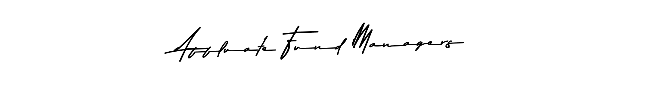 Asem Kandis PERSONAL USE is a professional signature style that is perfect for those who want to add a touch of class to their signature. It is also a great choice for those who want to make their signature more unique. Get Affluate Fund Managers name to fancy signature for free. Affluate Fund Managers signature style 9 images and pictures png
