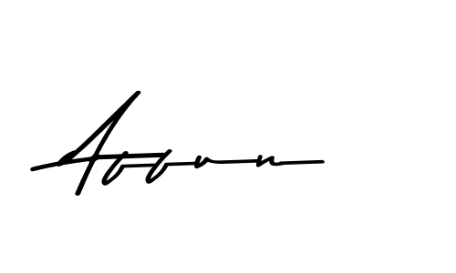 Affun stylish signature style. Best Handwritten Sign (Asem Kandis PERSONAL USE) for my name. Handwritten Signature Collection Ideas for my name Affun. Affun signature style 9 images and pictures png