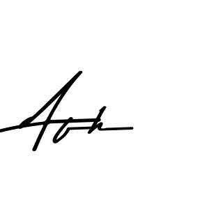 Also we have Afh name is the best signature style. Create professional handwritten signature collection using Asem Kandis PERSONAL USE autograph style. Afh signature style 9 images and pictures png