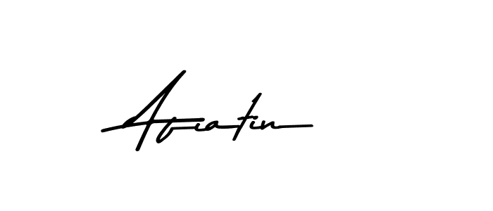 Afiatin stylish signature style. Best Handwritten Sign (Asem Kandis PERSONAL USE) for my name. Handwritten Signature Collection Ideas for my name Afiatin. Afiatin signature style 9 images and pictures png