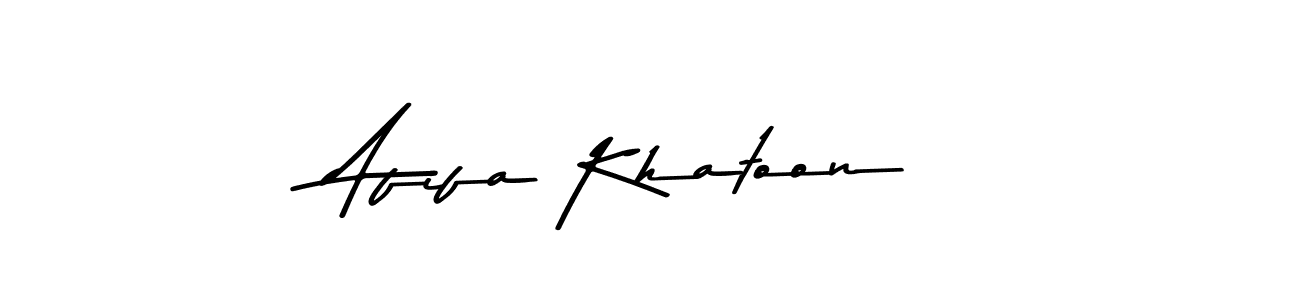 Create a beautiful signature design for name Afifa Khatoon. With this signature (Asem Kandis PERSONAL USE) fonts, you can make a handwritten signature for free. Afifa Khatoon signature style 9 images and pictures png